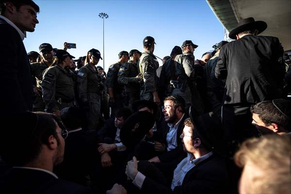 Israel arrests 3 ultra-Orthodox men for dodging military draft in first-ever police action