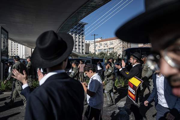 Israel arrests 3 ultra-Orthodox men for dodging military draft in first-ever police action