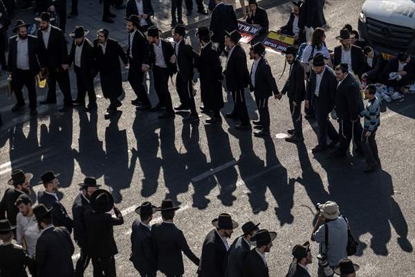Israel arrests 3 ultra-Orthodox men for dodging military draft in first-ever police action