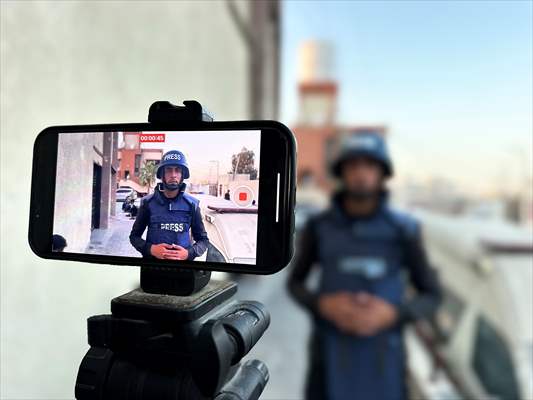 Gazze’de açlıkla mücadele eden AA serbest habercileri insani krizi aktarmayı sürdürüyor