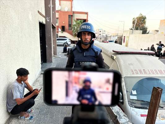 Gazze’de açlıkla mücadele eden AA serbest habercileri insani krizi aktarmayı sürdürüyor