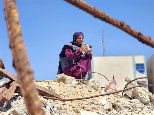 Gazze’de açlıkla mücadele eden AA serbest habercileri insani krizi aktarmayı sürdürüyor