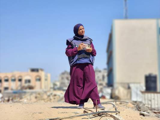 Gazze’de açlıkla mücadele eden AA serbest habercileri insani krizi aktarmayı sürdürüyor