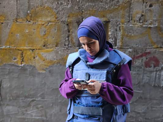 Gazze’de açlıkla mücadele eden AA serbest habercileri insani krizi aktarmayı sürdürüyor