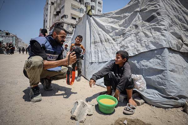 Journalists document daily struggles amid Gaza humanitarian crisis due to Israeli attacks