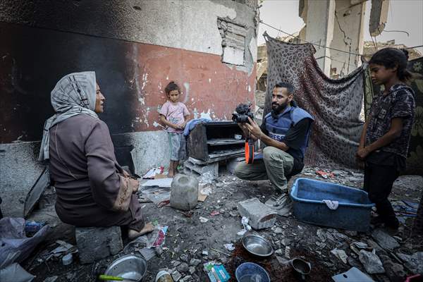 Journalists document daily struggles amid Gaza humanitarian crisis due to Israeli attacks