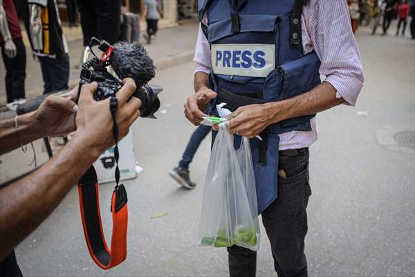Journalists document daily struggles amid Gaza humanitarian crisis due to Israeli attacks