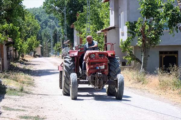 Bursa'da orman yangınına su yetiştirmek için patlak lastikle 2 kilometre katetti