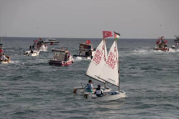 Tekirdağ'da Küresel Sumud Filosu'na destek