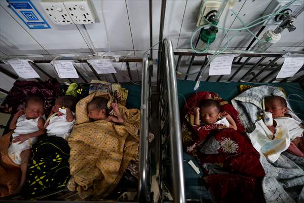 Bangladeshi Mother Gives Birth to Quintuplets in Barishal