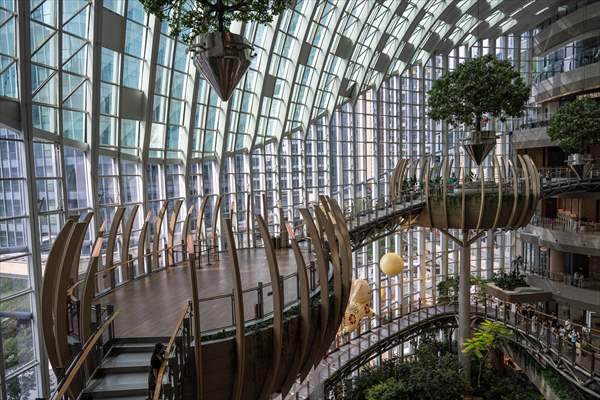 Forest-themed shopping mall in China