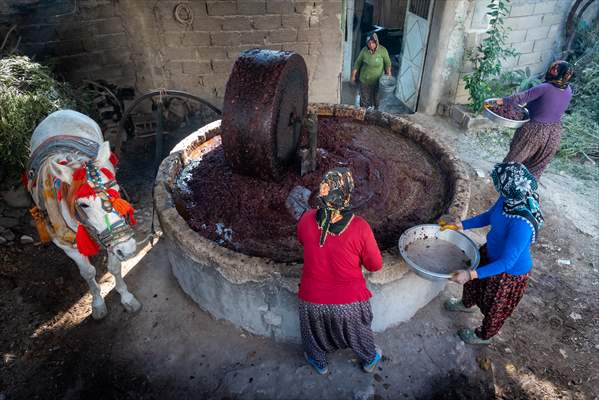 Hatay’da geleneksel “su seyti” yöntemiyle üretim devam ediyor