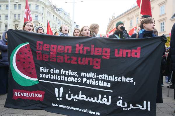 Pro-Palestinian demonstration in Vienna