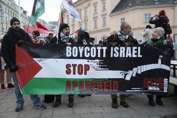 Pro-Palestinian demonstration in Vienna