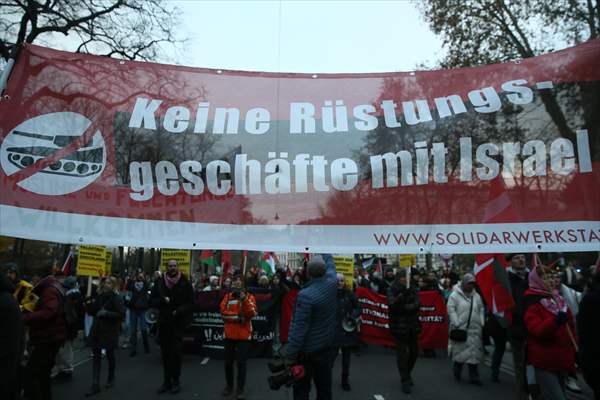 Pro-Palestinian demonstration in Vienna