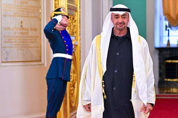 Rusya Devlet Başkanı Putin ile BAE Devlet Başkanı Al Nahyan Moskova’da Görüştü