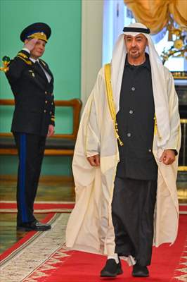 Rusya Devlet Başkanı Putin ile BAE Devlet Başkanı Al Nahyan Moskova’da Görüştü