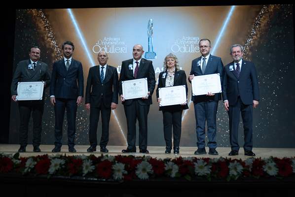 'Ankara Üniversitesi Ödülleri' sahiplerini buldu