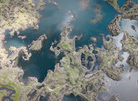 Haydarlar Gölü yağışlarla yeniden canlandı