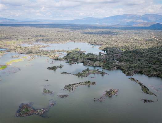 Haydarlar Gölü yağışlarla yeniden canlandı