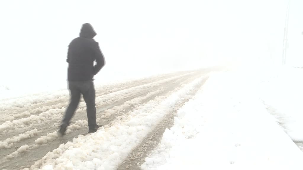 KOCAELİ - Kartepe'de kar etkili oldu