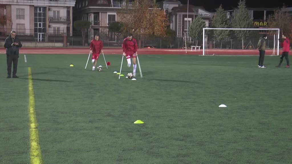 DENİZLİ - Emin Tiryaki, Ampute Futbol Milli Takımı'nda kalıcı olmak istiyor