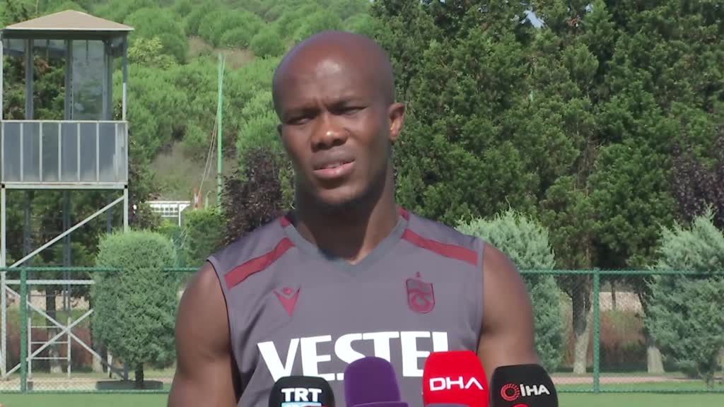 İSTANBUL - Trabzonsporlu futbolcu Nwakaeme: ''Hedefimiz sezona iyi başlamak. İyi başlamanın yanında iyi de bitirebilmek''