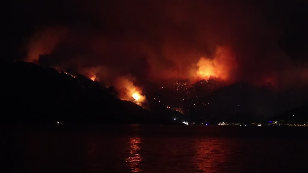 Forest fire continue in Turkey's Mugla