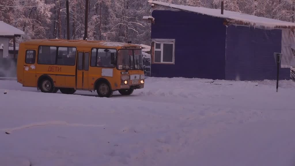 Temperatures drop to -60°C in Russia's Oymyakon