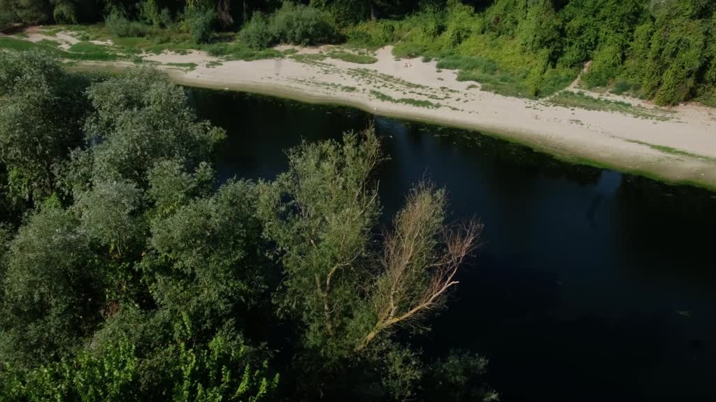 Danube River in Romania reaches lowest level due to drought Anadolu