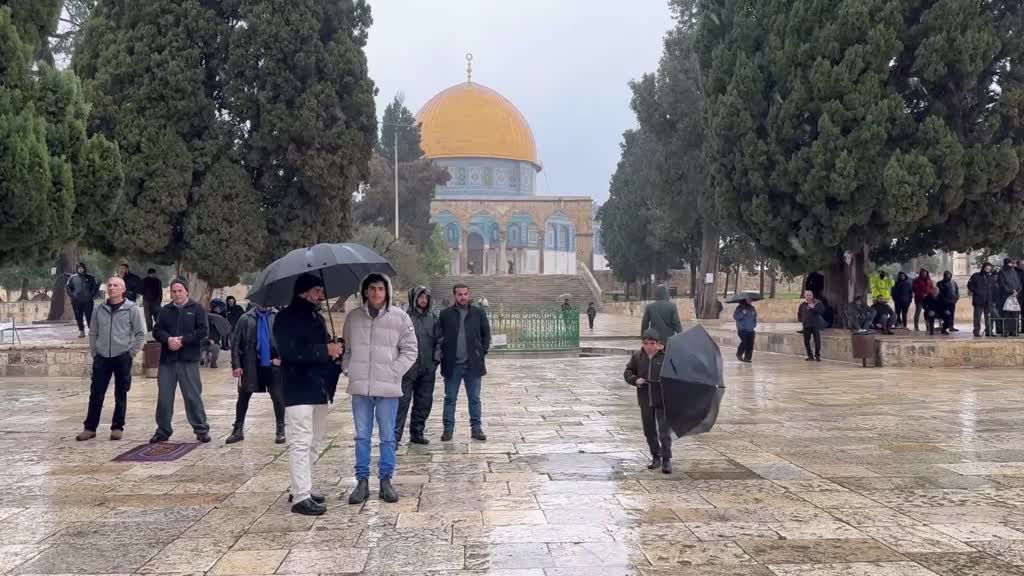 Al-Aqsa Mosque largely empty on 14th Friday due to Israeli restrictions
