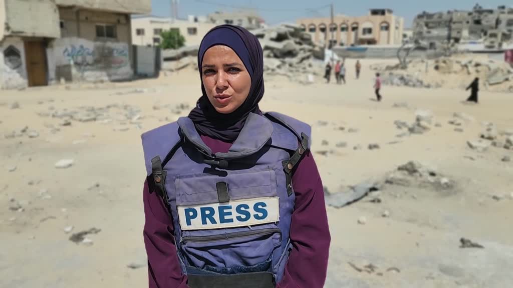 HAN YUNUS - Gazze’de açlıkla mücadele eden AA serbest habercileri insani krizi aktarmayı sürdürüyor (2)