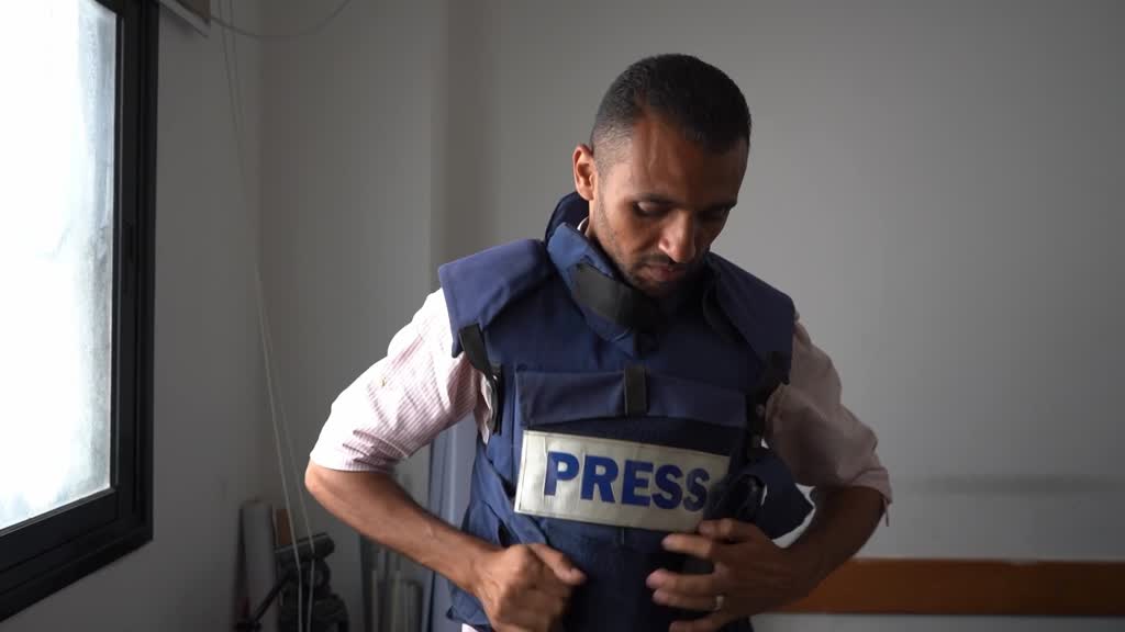 GAZZE - Gazze’de açlıkla mücadele eden AA serbest habercileri insani krizi aktarmayı sürdürüyor (3)