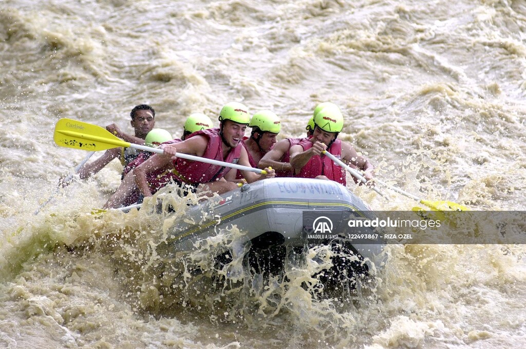 KOPRUCAY''DA RAFTING KEYFI