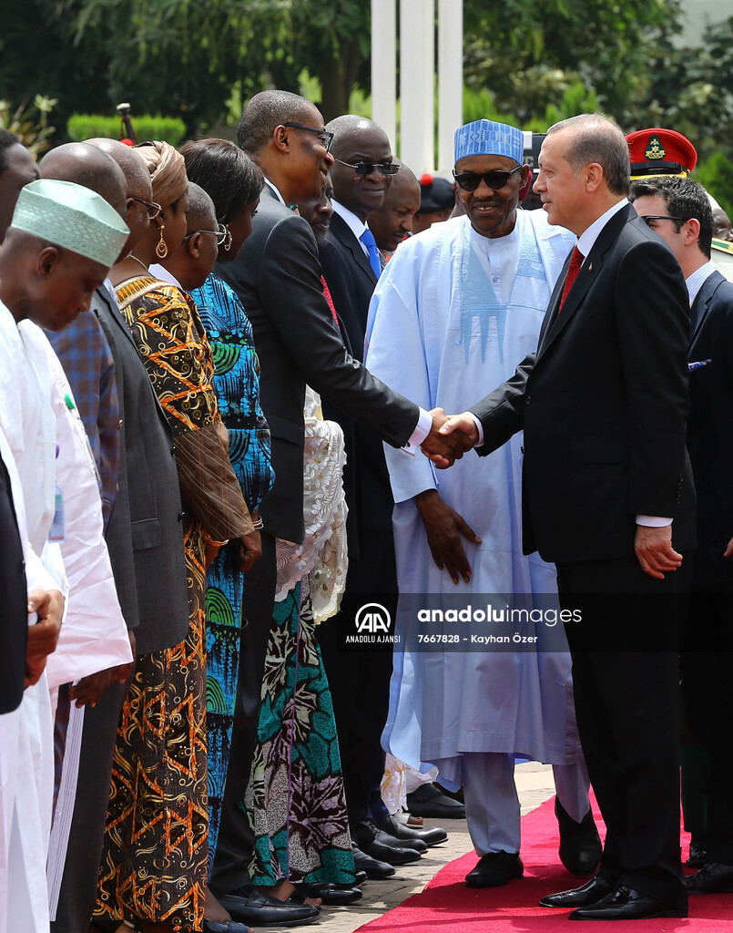 Cumhurbaşkanı Erdoğan Nijerya'da