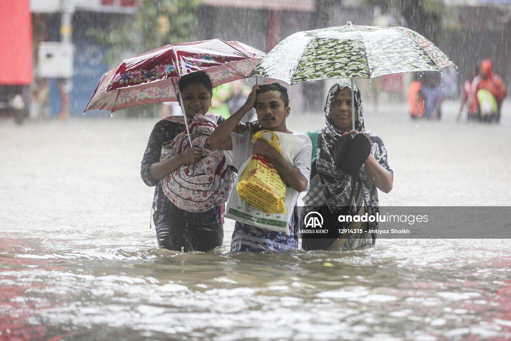 Heavy rain in Mumbai