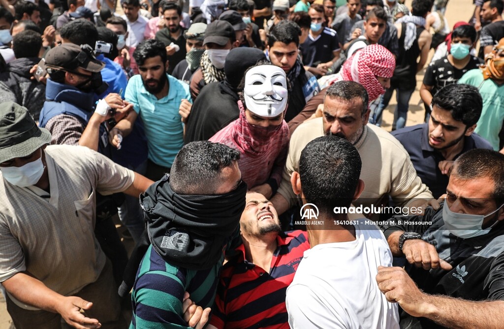 Protest at Gaza-Israel border