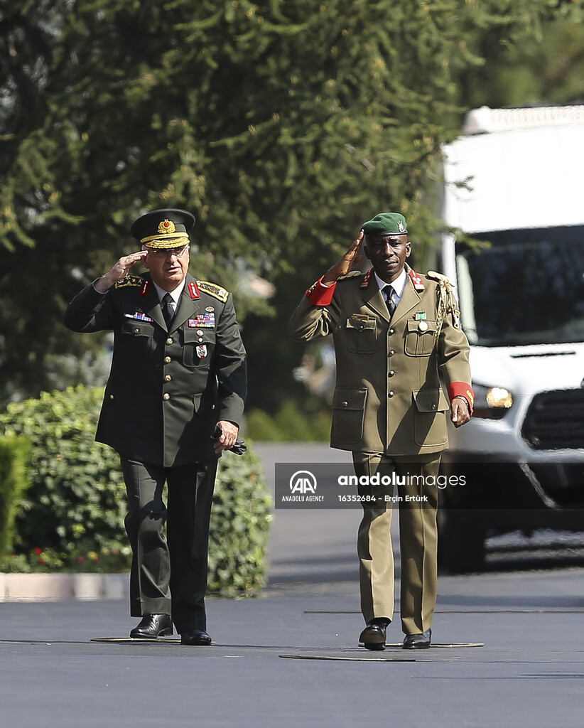 Burundi's army Chief of Staff Prime Niyongabo in Ankara