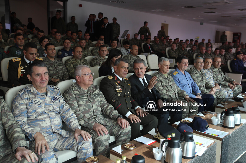 Turkish Army's military drill in Ankara