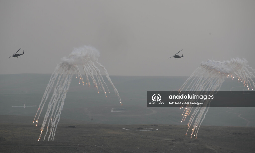 Turkish Army's military drill in Ankara
