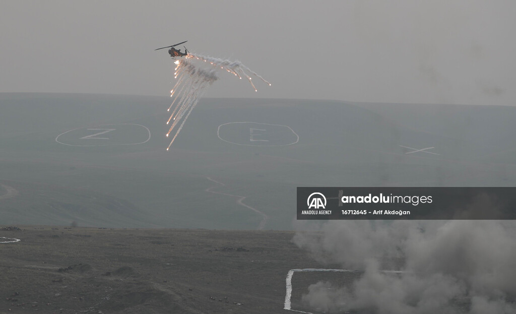 Turkish Army's military drill in Ankara