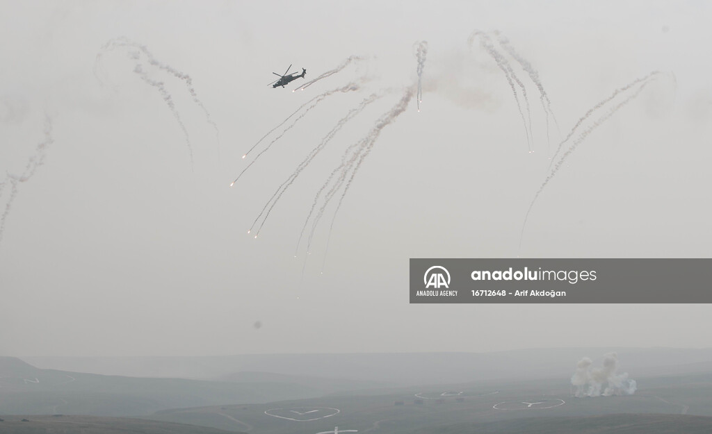Turkish Army's military drill in Ankara