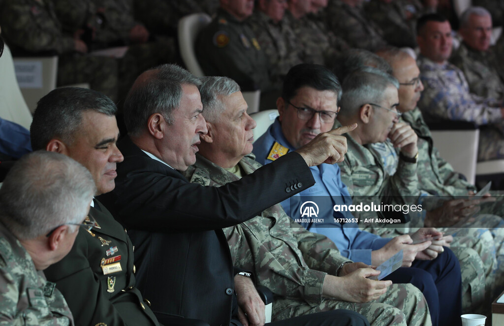 Turkish Army's military drill in Ankara