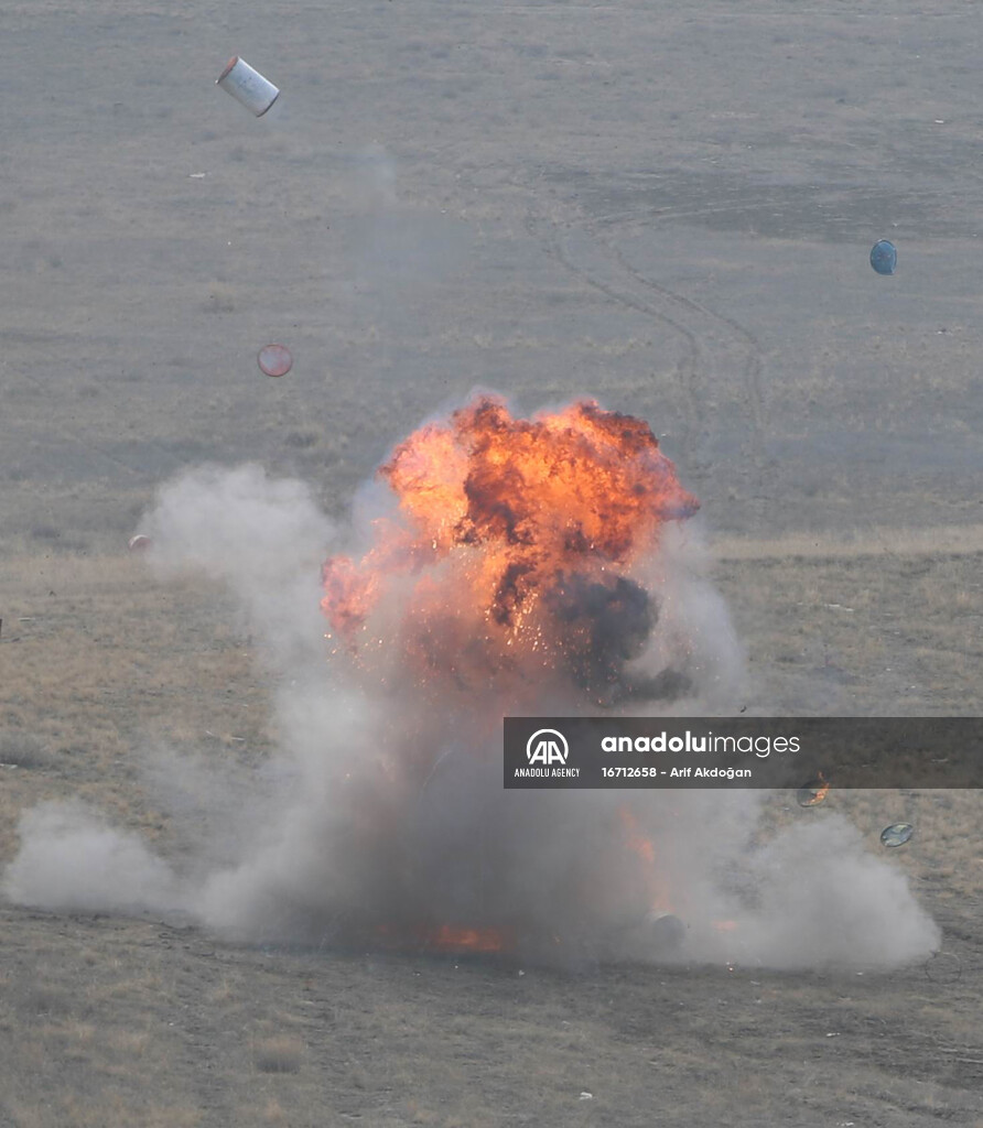 Turkish Army's military drill in Ankara
