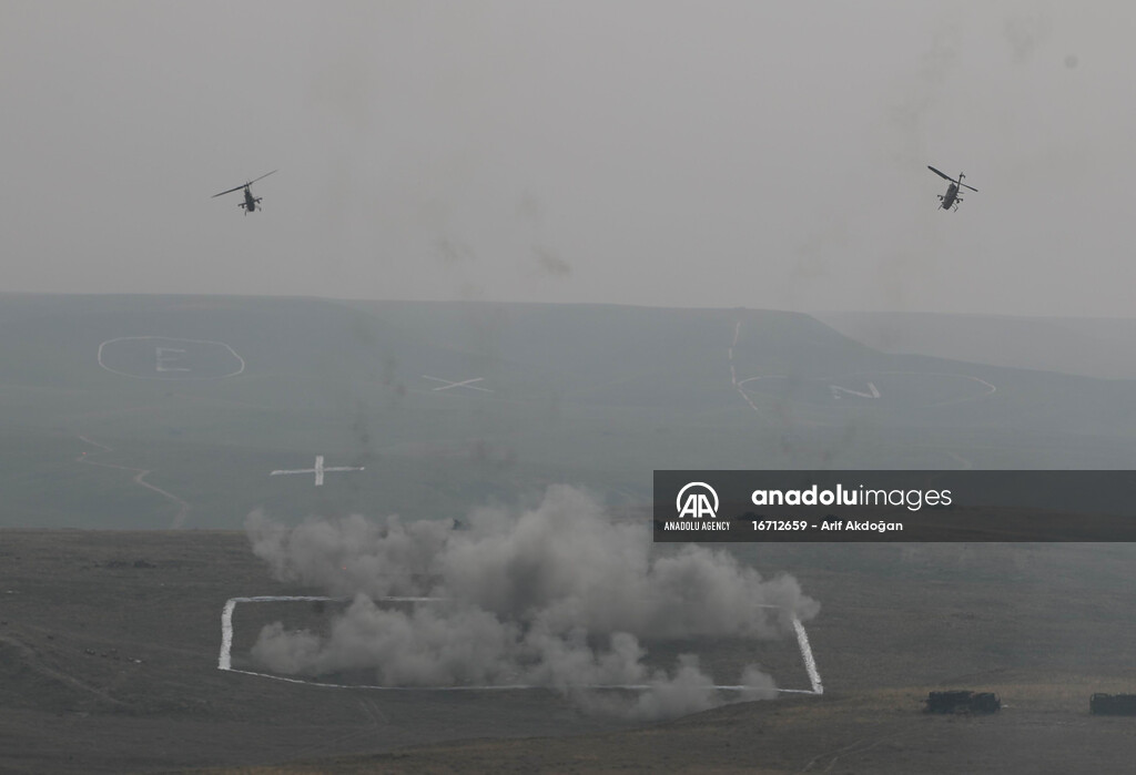 Turkish Army's military drill in Ankara