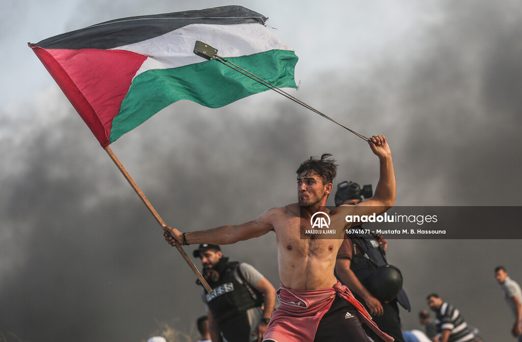 AA muhabirinin fotoğrafı Filistin direnişinin sembollerinden biri olma yolunda