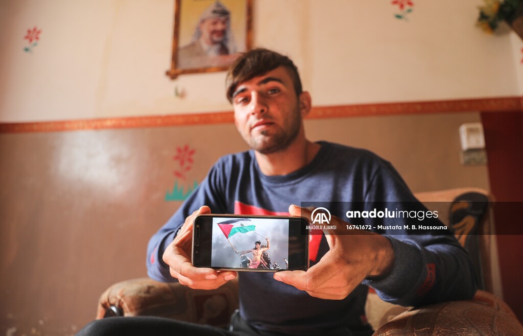 AA muhabirinin fotoğrafı Filistin direnişinin sembollerinden biri olma yolunda