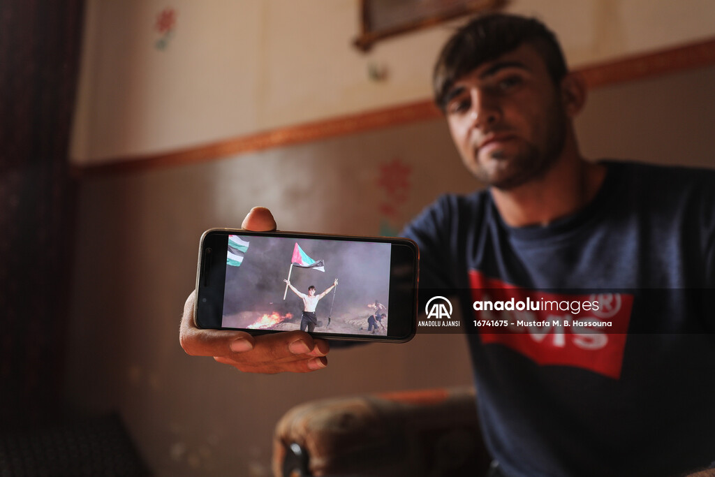 AA muhabirinin fotoğrafı Filistin direnişinin sembollerinden biri olma yolunda