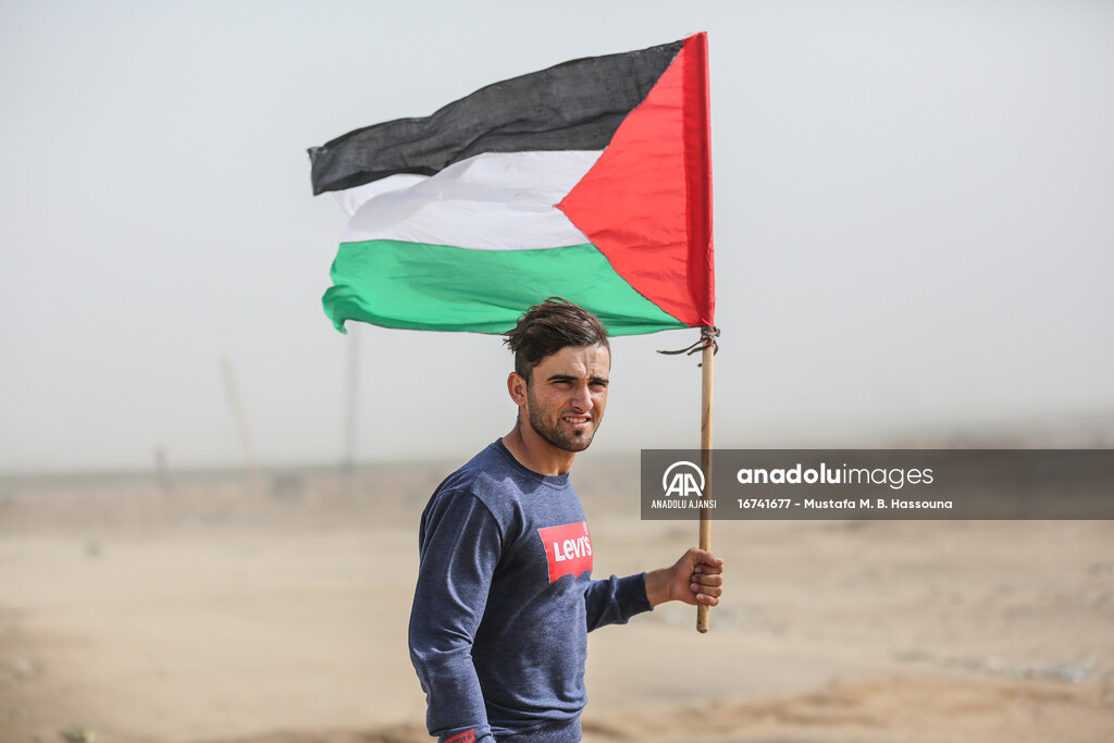 AA muhabirinin fotoğrafı Filistin direnişinin sembollerinden biri olma yolunda