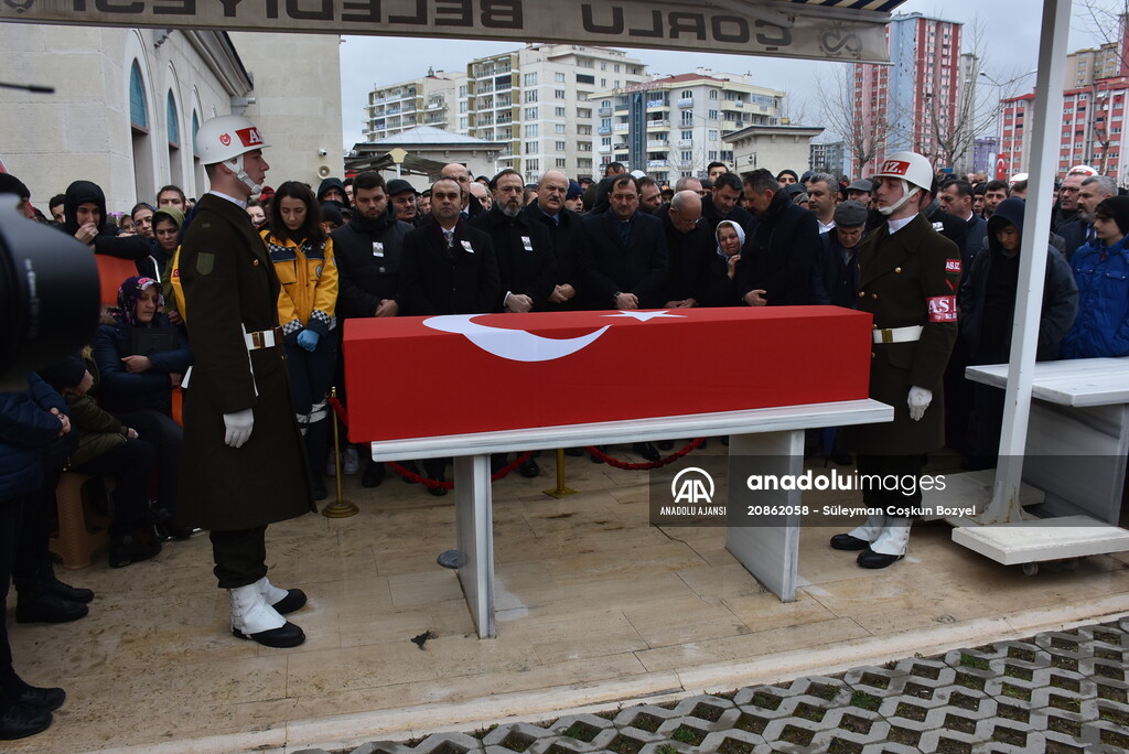 İdlib şehidi Uzman Onbaşı Birhan Er, son yolculuğuna uğurlandı